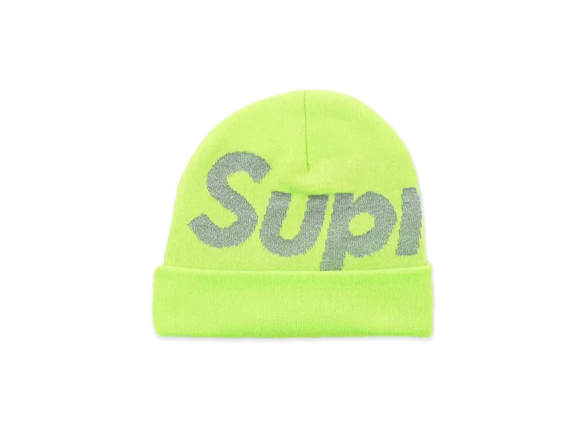 Supreme Reflective Big Logo Beanie Supreme Reflective Big Logo Beanie
