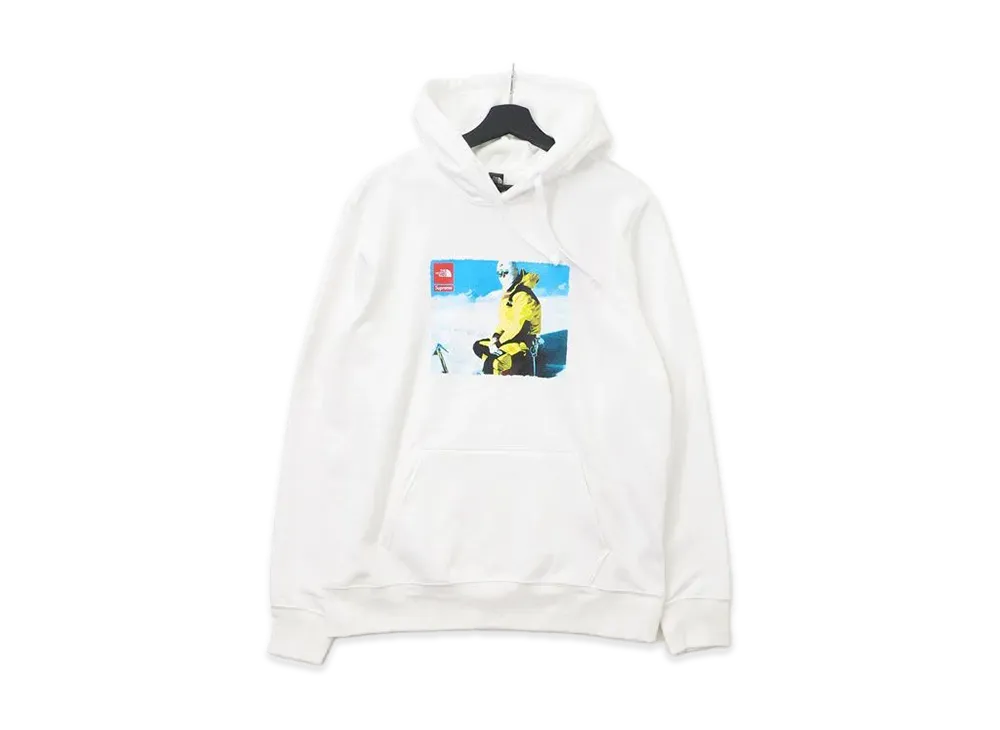 Supreme x The North Face Hooded Sweatshirt "White"