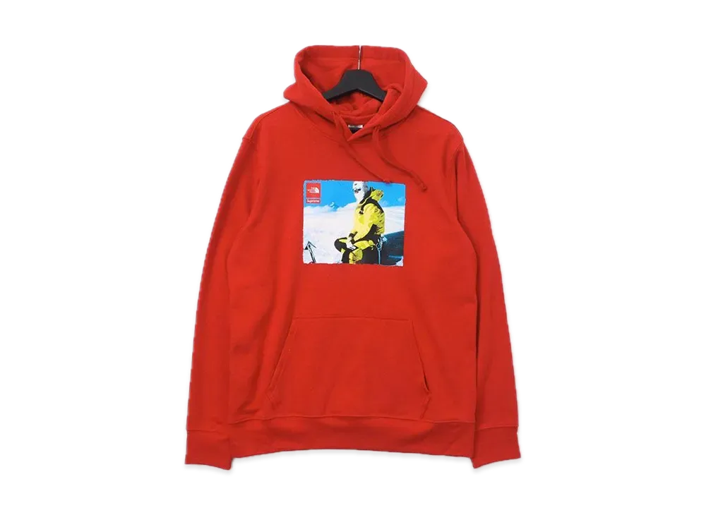 Supreme x The North Face Hooded Sweatshirt "Red"