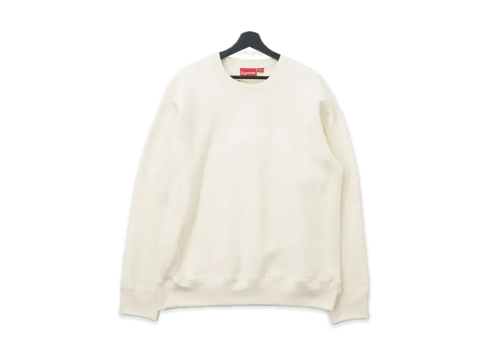 Supreme Box Logo Crewneck Sweatshirt "Ivory" (18FW)