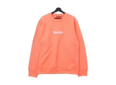 Supreme Box Logo Crewneck Sweatshirt "Orange" (18FW)