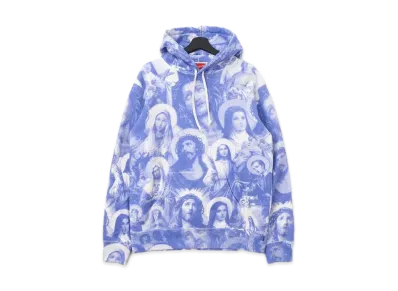 Supreme Jesus and Mary Hooded Sweatshirt "Purple"