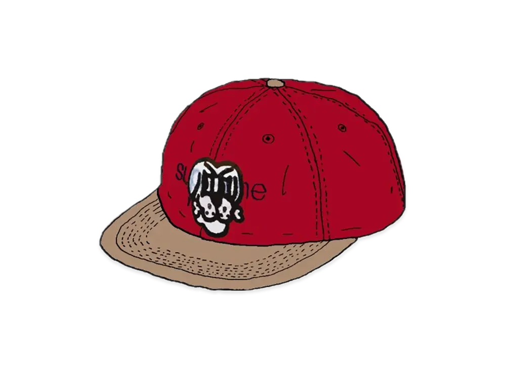 Supreme Bone Classic Logo 6-Panel "Red"