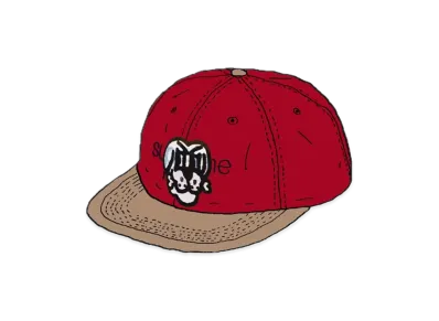 Supreme Bone Classic Logo 6-Panel "Red"