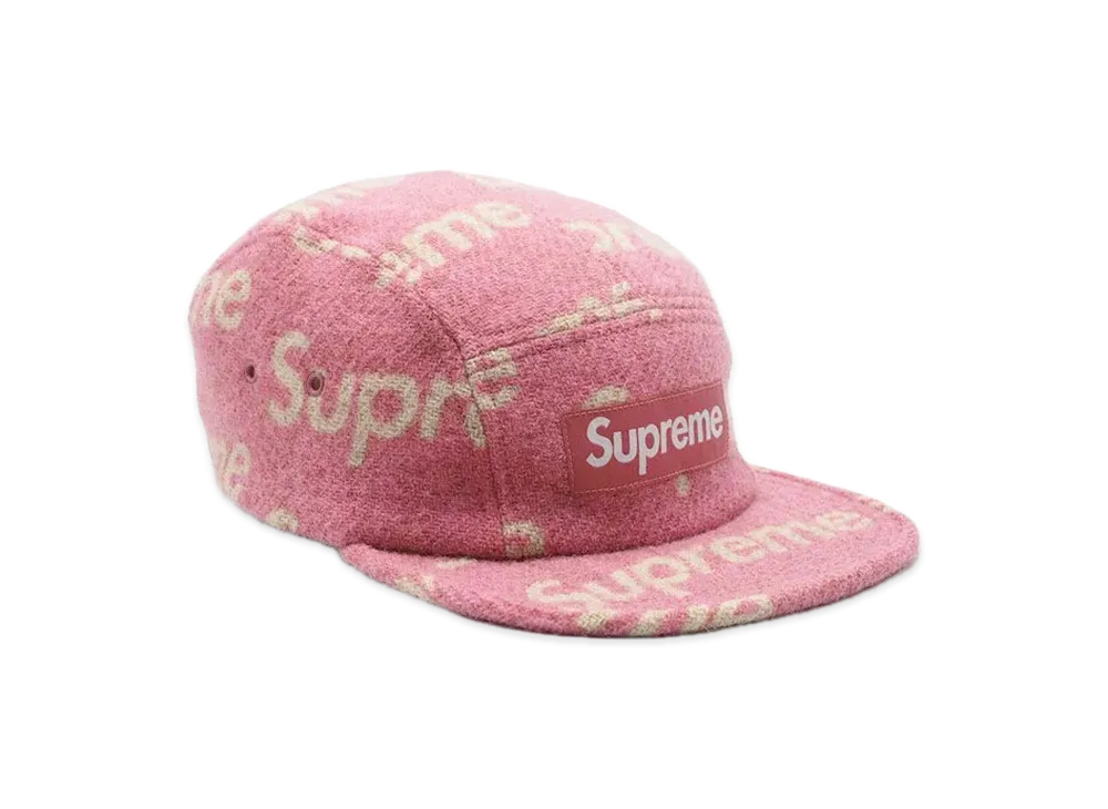 Supreme　Harris Tweed Camp Cap　キャップ 　ピンク Supreme Harris Tweed Camp Cap (FW18) - $54