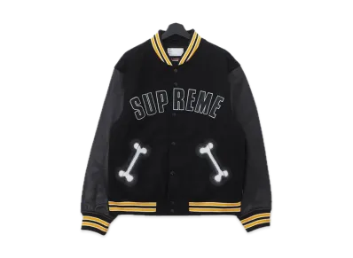 Supreme Bone Varsity Jacket "Black"