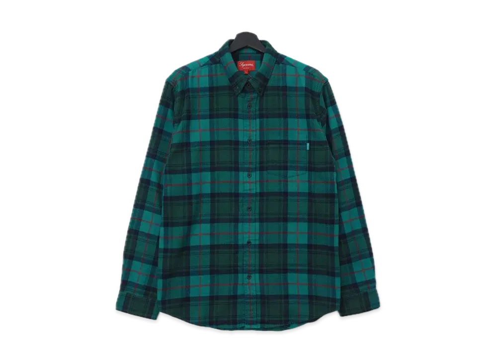 Supreme Tartan L/S Flannel Shirt "Green"