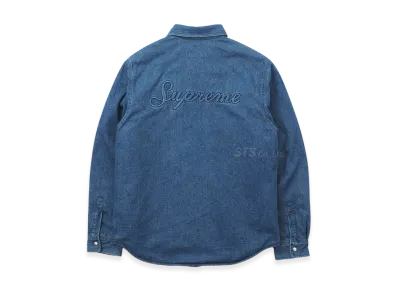 Supreme Sherpa Lined Denim Shirt "Blue"
