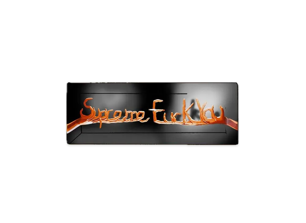 Supreme Fuck You Tray "Black"