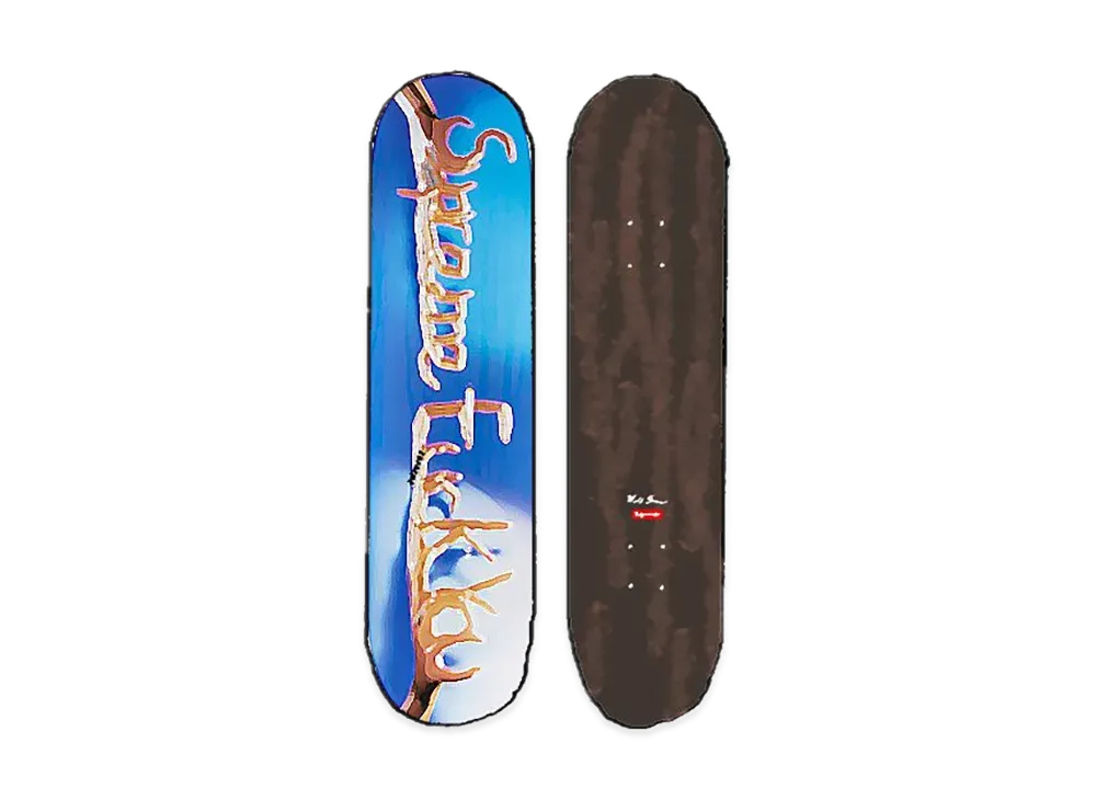 Supreme Fuck You Skateboard "Blue"