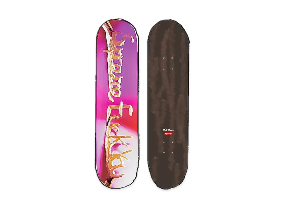 Supreme Fuck You Skateboard "Pink"