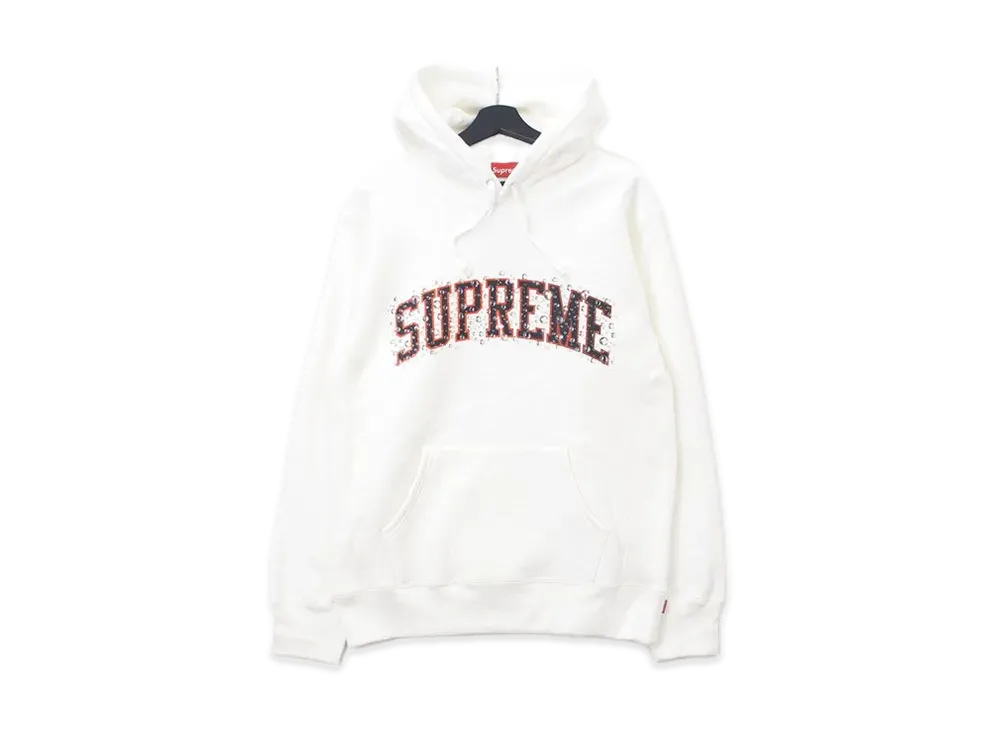 Supreme Water Arc Hooded Sweatshirt "White"