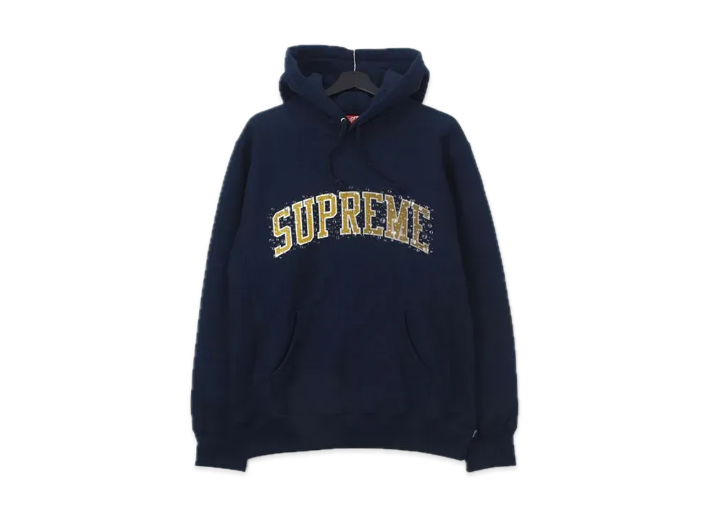 Supreme Water Arc Hooded Sweatshirt "navy"