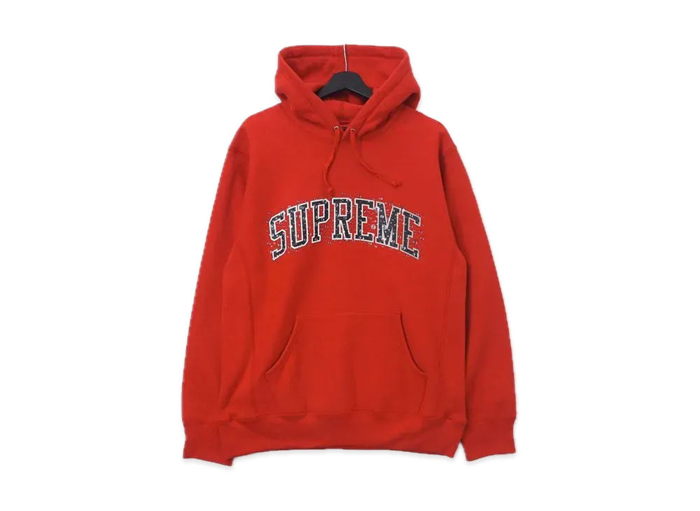 Supreme Water Arc Hooded Sweatshirt "Red"