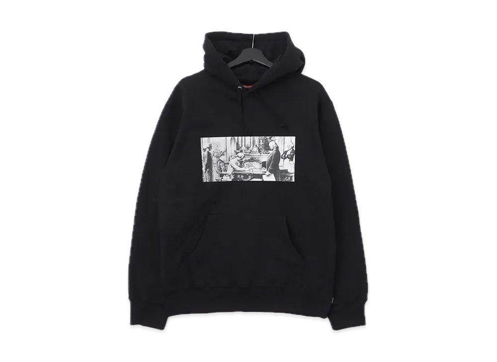 シュプリーム マイク ケリー フランクリン フーデッド スウェットシャツ "ブラック"