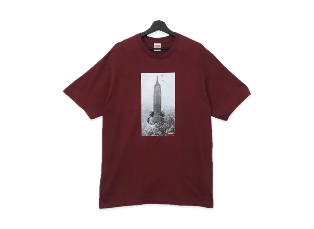 Supreme / Mike Kelley Empire State Building Tee "Burgundy"