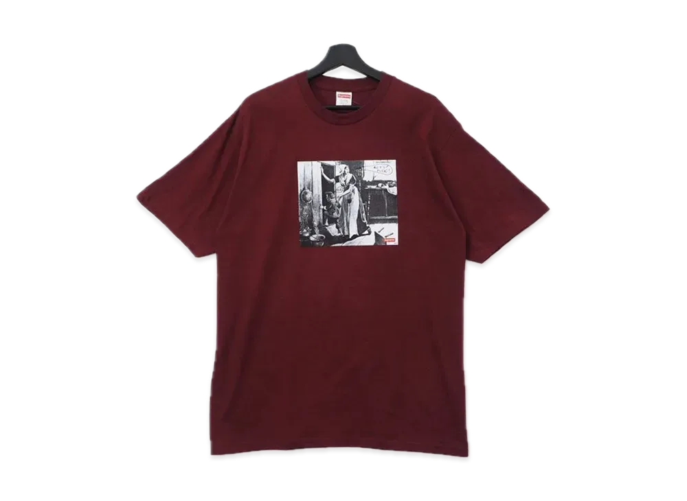 Supreme / Mike Kelley Hiding From Indians Tee "Burgundy"