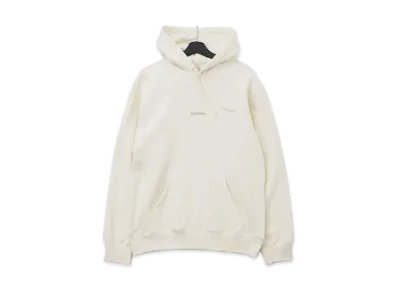 Supreme Trademark Hooded Sweatshirt "Ivory"