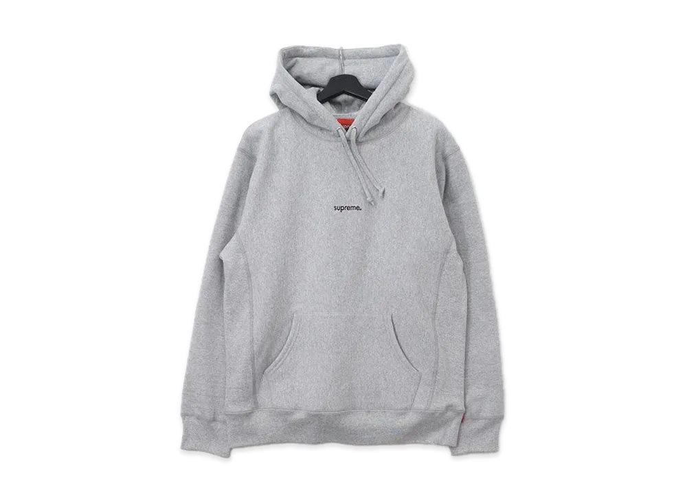 Supreme Trademark Hooded Sweatshirt "Grey"