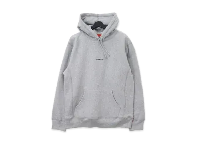 Supreme Trademark Hooded Sweatshirt "Grey"