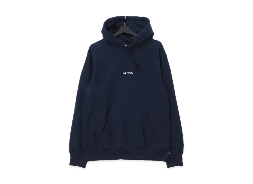 Supreme Trademark Hooded Sweatshirt "navy"
