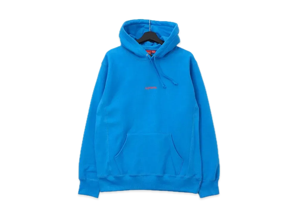 Supreme Trademark Hooded Sweatshirt "Blue"