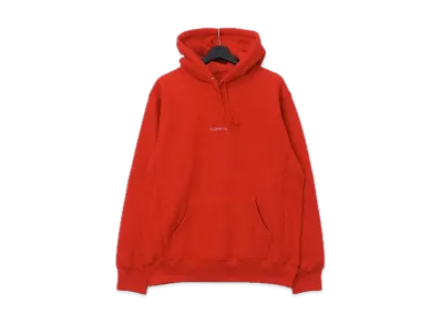 Supreme Trademark Hooded Sweatshirt "Red"