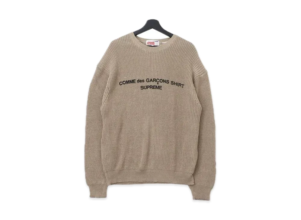 Supreme / Comme des Garçons SHIRT® Sweater "Tan"