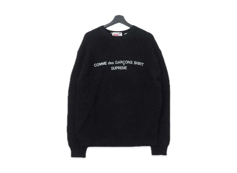 Supreme / Comme des Garçons SHIRT® Sweater "Black"