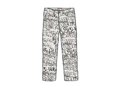 Supreme / Comme des Garçons SHIRT® Canvas Painter Pant "White"