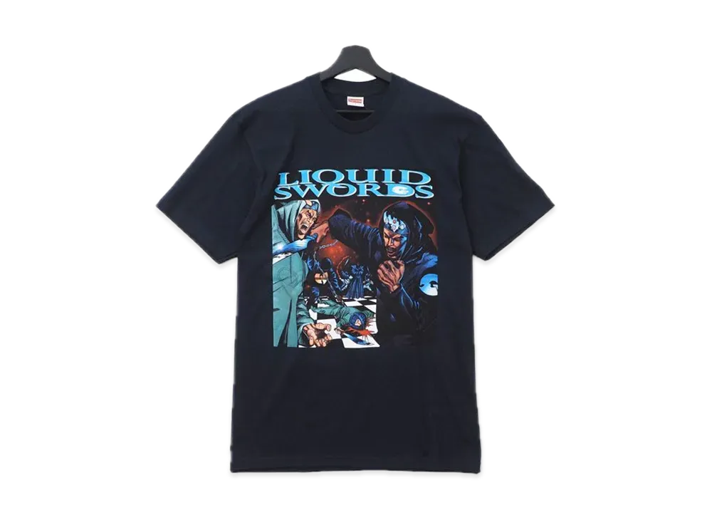 Supreme Liquid Swords Tee "navy"
