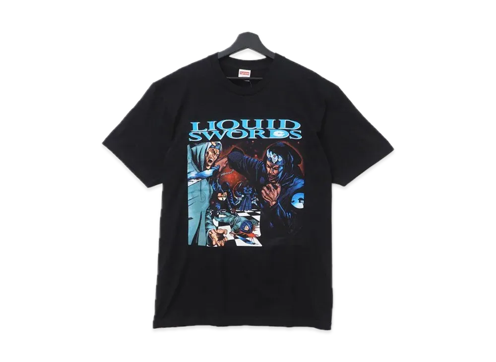 シュプリーム リキッド ソード Tシャツ "ブラック"