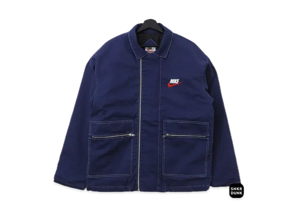 Supreme / NIKE® Double Zip Work Jacket "navy"