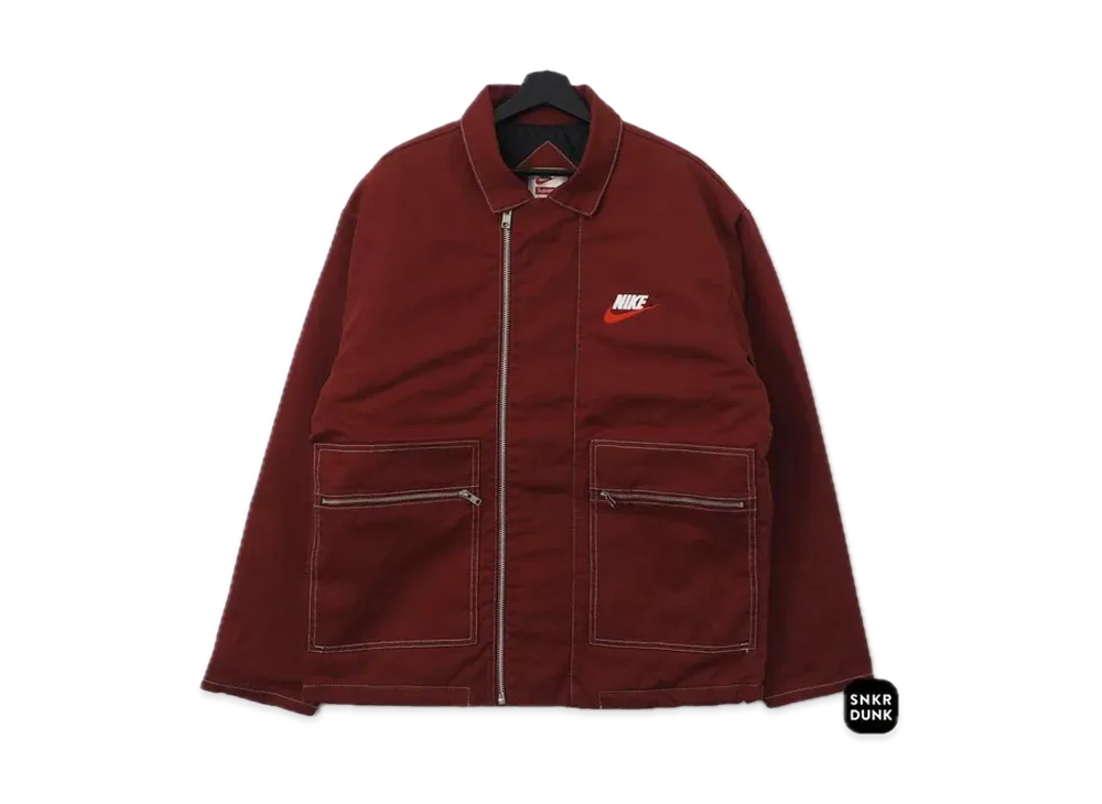Supreme / NIKE® Double Zip Work Jacket "Red"