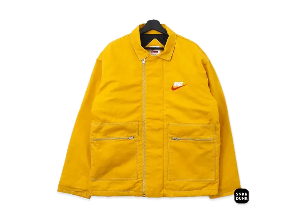 Supreme / NIKE® Double Zip Work Jacket "Yellow"