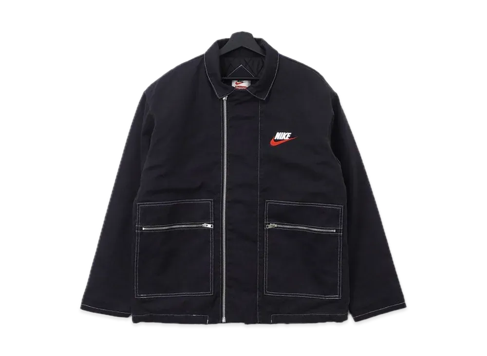Supreme / NIKE® Double Zip Work Jacket "Black"