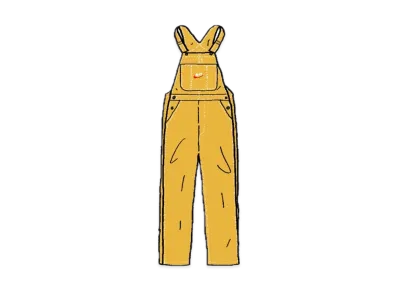 Supreme / NIKE® Overalls "Yellow"