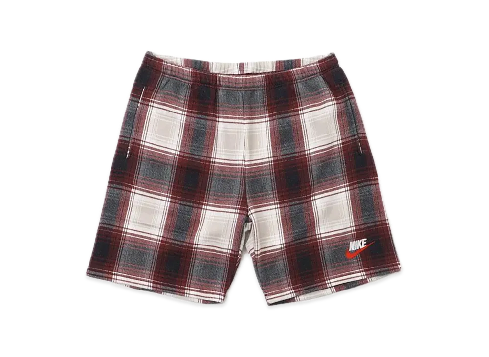 Supreme×NIKE Sweatshort スウェットショーツ チェック柄 SS21 Supreme Plaid Sweatshort - チェック ショーツ (Supreme/ハーフ