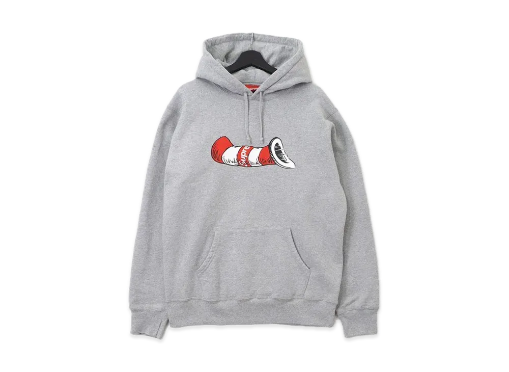Supreme Cat in the Hat Hooded Sweatshirt "Grey"