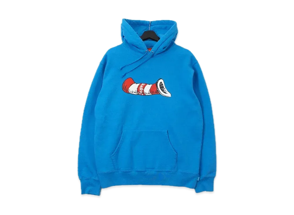 Supreme Cat in the Hat Hooded Sweatshirt "Blue"