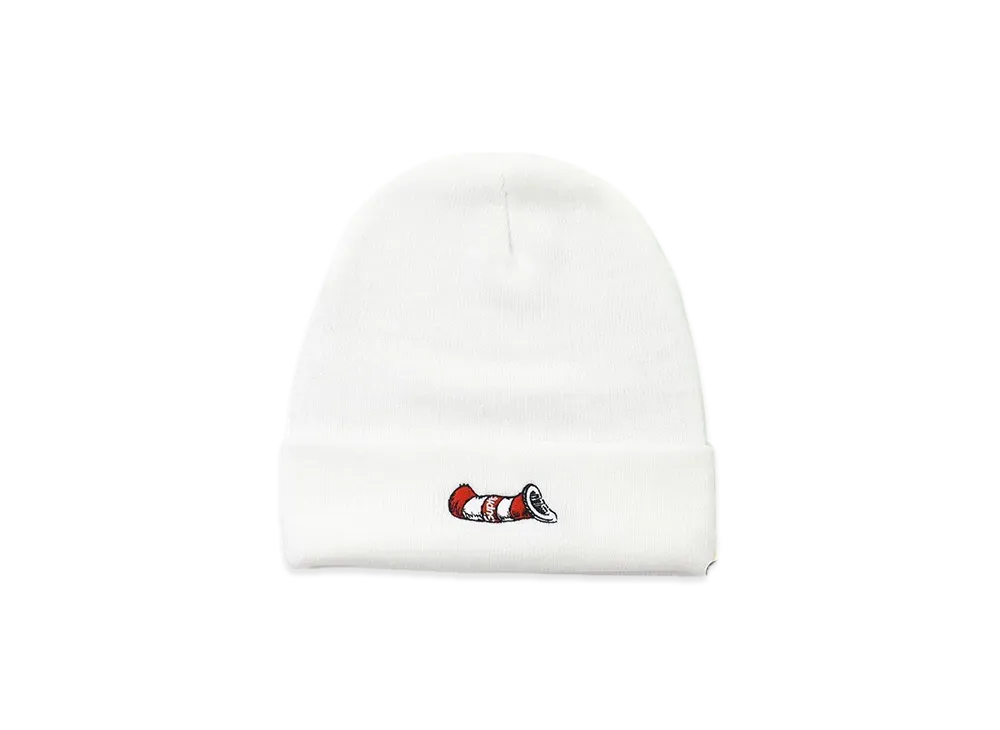 Supreme Cat in the Hat Beanie "White"