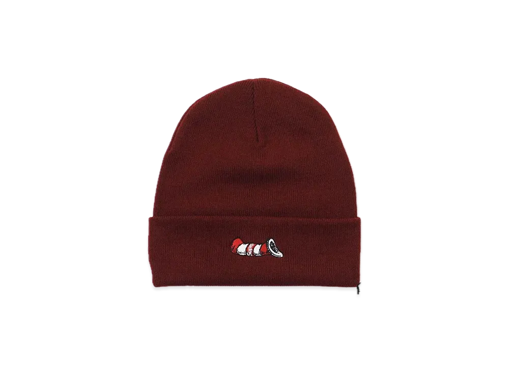 Supreme Cat in the Hat Beanie "Burgundy"