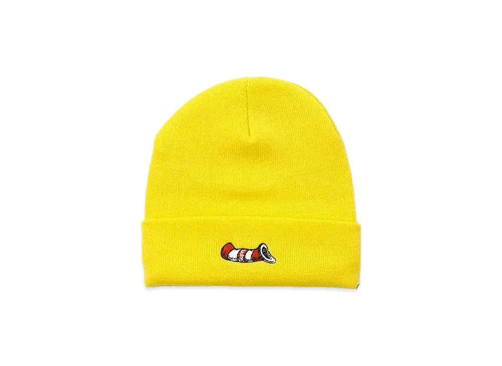 Supreme Cat in the Hat Beanie "Yellow"