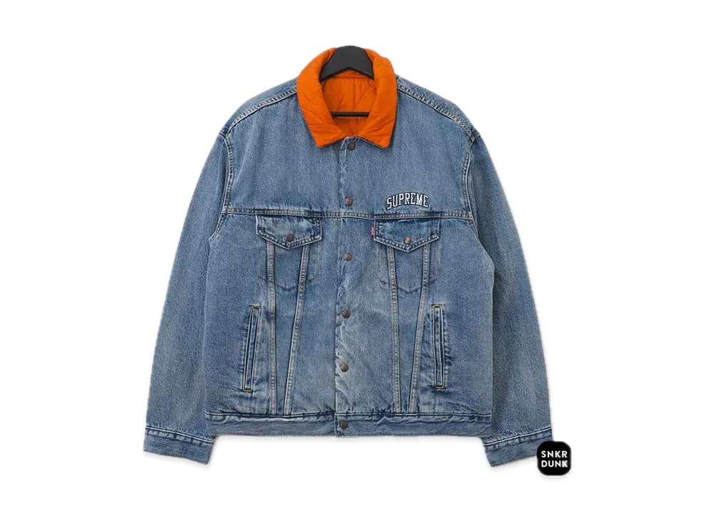 Supreme / LEVI'S Reversible Trucker Jacket "Blue"