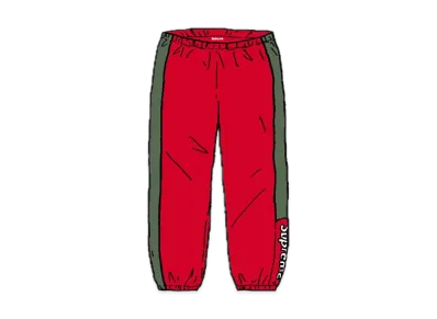 Supreme Side Logo Track Pant "Red"