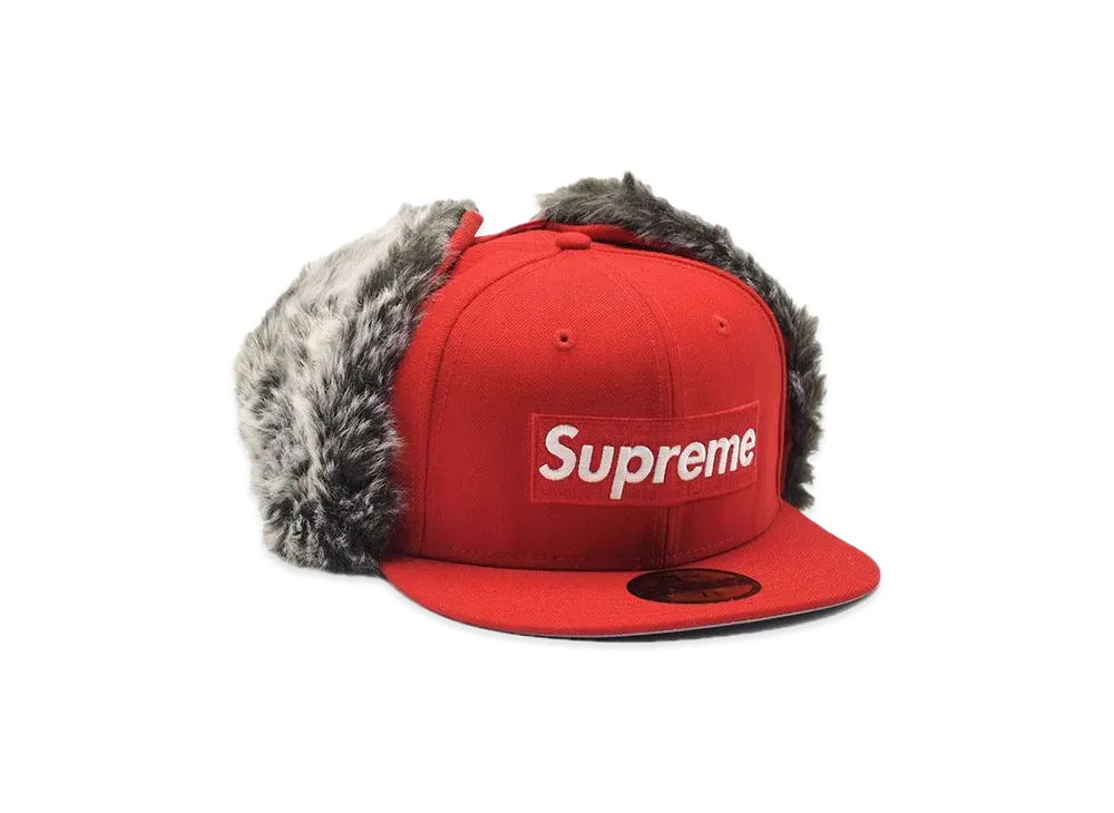 シュプリーム イヤーフラップ ニューエラ "レッド"
