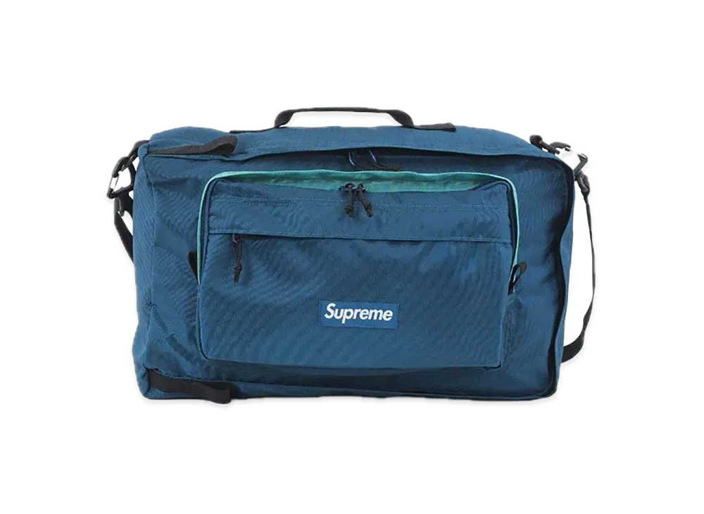 Supreme 19FW Duffle Bag "Dark Teal"