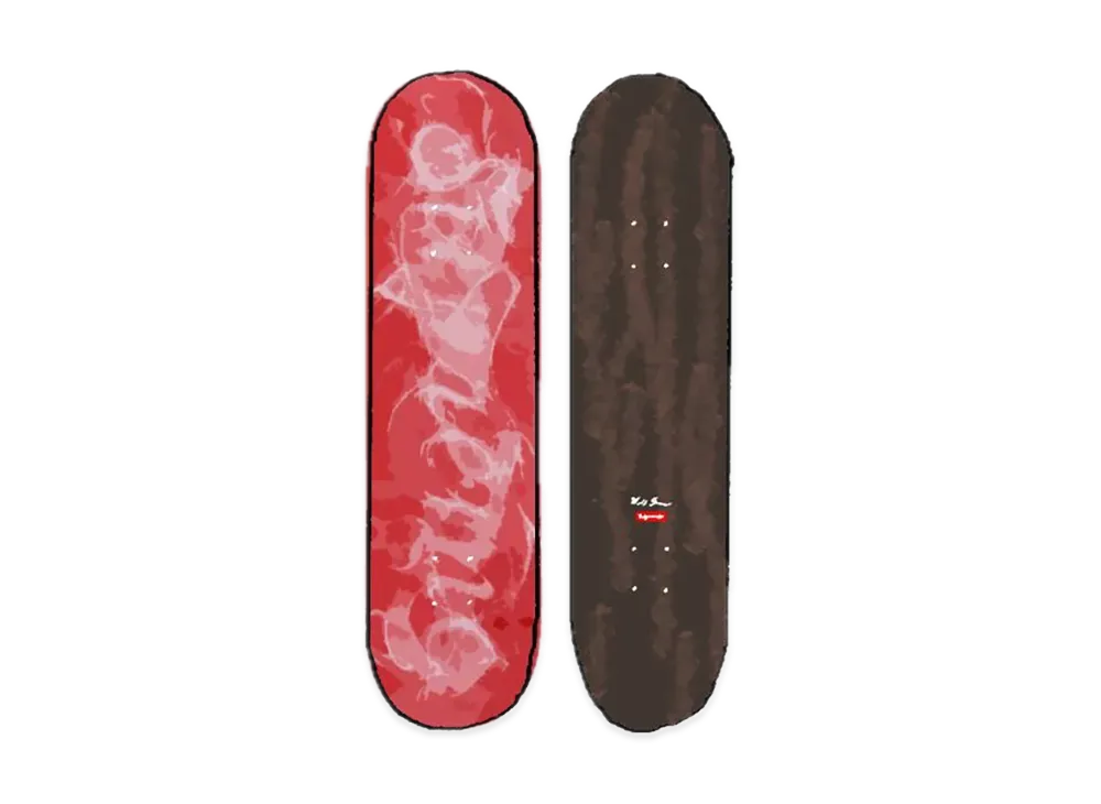 Supreme Smoke Skateboard 