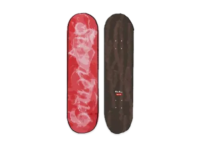 Supreme Smoke Skateboard "Red"