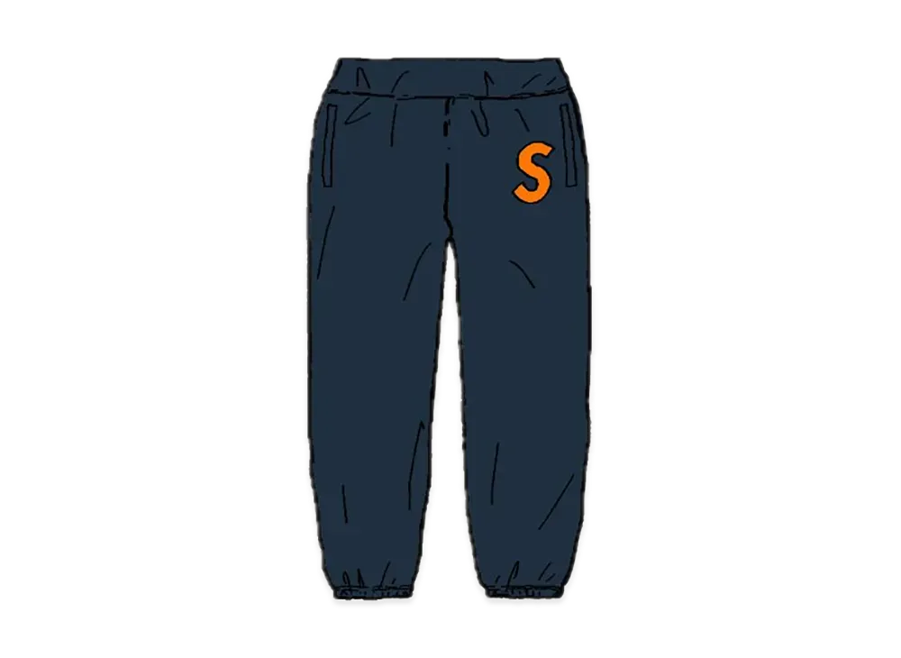 Supreme S Logo Sweatpant "Navy" (19FW)
